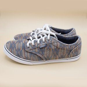 VANS Era Aztec Print Skate Shoe Sneaker Mulitcolor Womens Size 9